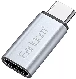 Адаптер-переходник Earldom ET-OT104 M-F USB Type-C - Lightning Silver