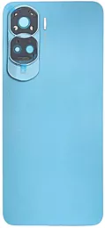 Задняя крышка корпуса Huawei Honor 90 Lite Original Cyan Lake - фото Задняя крышка корпуса Huawei Honor 90 Lite Original Cyan Lake