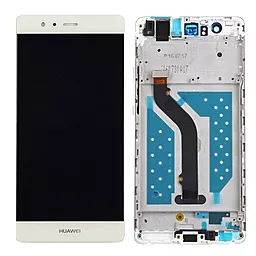 Дисплей Huawei P9 Plus (VIE-L09, VIE-L29, VIE-AL10) с тачскрином и рамкой, (OLED), White - фото Дисплей Huawei P9 Plus (VIE-L09, VIE-L29, VIE-AL10) с тачскрином и рамкой, (OLED), White