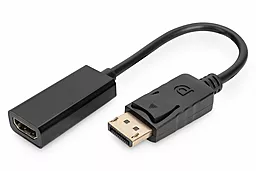 Видео переходник (адаптер) DisplayPort - HDMI v1.2 1080p 60hz 0.15m black (AK-340400-001-S) Digitus - фото Видео переходник (адаптер) DisplayPort - HDMI v1.2 1080p 60hz 0.15m black (AK-340400-001-S) Digitus