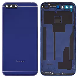 Задняя крышка корпуса Huawei Honor 7C со стеклом камеры Original Blue