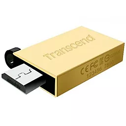 Флешка Transcend 64Gb JetFlash 380 USB 2.0 (TS64GJF380G) Gold - мініатюра 2