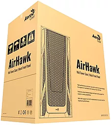 Корпус для ПК Aerocool AirHawk Tempered Glass Black (AirHawk-G-BK-v1) - миниатюра 8