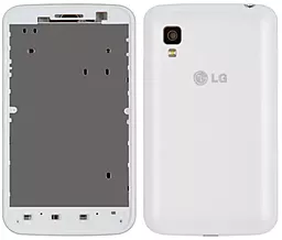 Корпус для LG E445 Optimus L4 Dual SIM White - фото Корпус для LG E445 Optimus L4 Dual SIM White