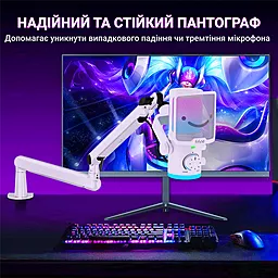 Микрофон Fifine TAM6W White - миниатюра 7 Микрофон Fifine TAM6W White - миниатюра 7