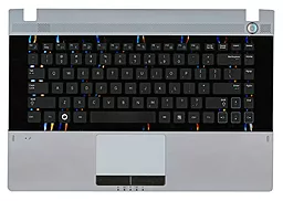 Клавіатура для ноутбуку Samsung RC410 RV411 RV412 RV415 RV420 з топ панеллю чорна