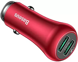 Автомобильное зарядное устройство Baseus Gentleman 24w 2xUSB-A ports car charger red (CCALL-GB09) - миниатюра 2 Автомобильное зарядное устройство Baseus Gentleman 24w 2xUSB-A ports car charger red (CCALL-GB09) - миниатюра 2