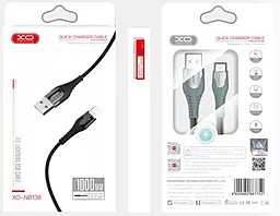 Кабель XO NB138 Led Display USB-A - Lightning 10w 1м cable Green - миниатюра 3 Кабель XO NB138 Led Display USB-A - Lightning 10w 1м cable Green - миниатюра 3