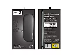 Повербанк Joyroom YI D-L155 5000mAh Black - миниатюра 2 Повербанк Joyroom YI D-L155 5000mAh Black - миниатюра 2