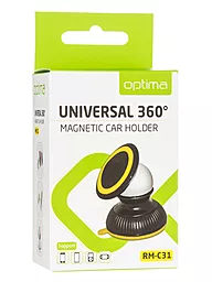 Тримач магнітний Optima RM-C31 Holder Black/Yellow - мініатюра 4