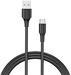 Кабель Vention USB-A - Type-C 18w 3a 0.5м cable Black (CTHBD) - фото Кабель Vention USB-A - Type-C 18w 3a 0.5м cable Black (CTHBD)