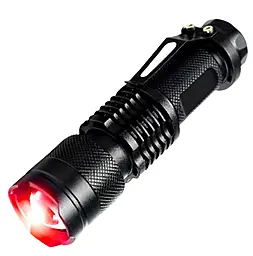 Ліхтарик акумуляторний Bailong Police K11-XPE(red) (1x14500, 1xAA) - фото Ліхтарик акумуляторний Bailong Police K11-XPE(red) (1x14500, 1xAA)