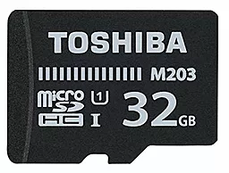 Карта памяти Toshiba microSDHC 32GB M203 Class 10 UHS-I U1 + SD-адаптер (THN-M203K0320EA) - миниатюра 2