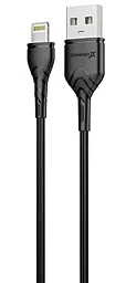 Кабель Grand-X USB-A - Lightning 12w 2.4a 1м cable Black (PL01B) - фото Кабель Grand-X USB-A - Lightning 12w 2.4a 1м cable Black (PL01B)