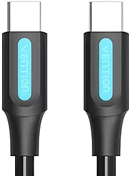 Кабель USB PD Vention 60W 3A USB Type-C - Type-C Cable Black (COSBF)