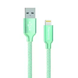 Кабель ColorWay USB-A - Lightning 10.5w 1м cable Mint (CW-CBUL004-MT) - фото Кабель ColorWay USB-A - Lightning 10.5w 1м cable Mint (CW-CBUL004-MT)