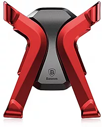 Держатель Baseus X Air Vent Red - фото Держатель Baseus X Air Vent Red