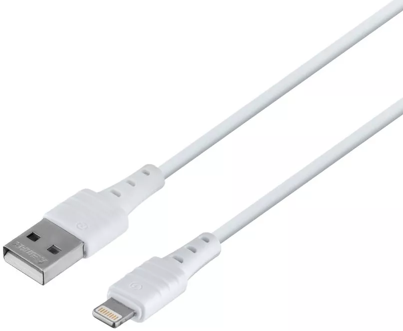 Кабель Remax RC-179i USB-A - Lightning 12w 2.4a 1м cable White - фото 1