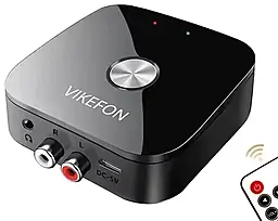 Блютуз-адаптер Vikefon T68 BT5.4 Receiver black - фото Блютуз-адаптер Vikefon T68 BT5.4 Receiver black