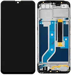 Дисплей Oppo A12, A12s с тачскрином и рамкой, Black - фото Дисплей Oppo A12, A12s с тачскрином и рамкой, Black