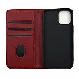 Чехол-книжка 1TOUCH Premium для iPhone 11 Pro Max (Dark Red) - миниатюра 2