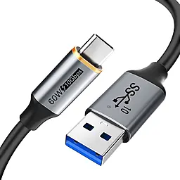 Кабель Cabletime USB3.1 - Type-C 60w 3a 1м cable Black (CA60J) - фото Кабель Cabletime USB3.1 - Type-C 60w 3a 1м cable Black (CA60J)