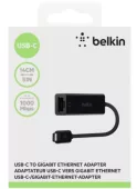 Переходник Belkin Type-C To Gigabit Ethernet Adapter Black - миниатюра 3
