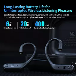 Bluetooth-модуль KZ AE01 з завушинами (C-pin) - мініатюра 6 Bluetooth-модуль KZ AE01 з завушинами (C-pin) - мініатюра 6