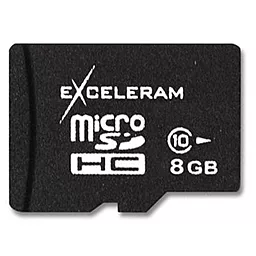 Карта памяти Exceleram microSDHC 8GB Class 10 (MSD0810)