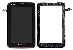 Дисплей для планшета Lenovo IdeaTab A1000L с тачскрином, Black