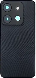Задняя крышка корпуса Infinix Smart 7 Original Polar Black - фото Задняя крышка корпуса Infinix Smart 7 Original Polar Black