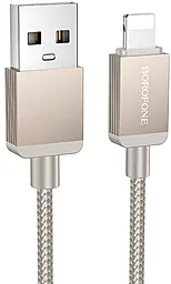 Кабель Borofone BX120 USB-A - Lighning 12w 2.4a 1м cable Gold