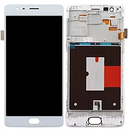 Дисплей OnePlus 3, 3T (A3000, A3003) с тачскрином и рамкой, оригинал, White - фото Дисплей OnePlus 3, 3T (A3000, A3003) с тачскрином и рамкой, оригинал, White