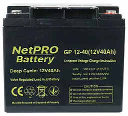 Аккумуляторная батарея NetPRO 12V 40Ah (GP 12-40)