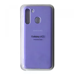 Чехол Epik Silicone Case Full для Samsung Galaxy A21 A215 (2020) Glycine