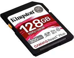 Карта памяти Kingston 128 GB SDXC Class 10 UHS-II U3 Canvas React Plus SDR2/128GB - миниатюра 2
