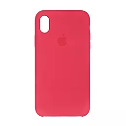 Чехол Silicone Case для Apple iPhone XR Red Raspberry