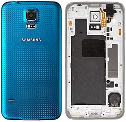 Корпус для Samsung SM-G900F Galaxy S5 Blue