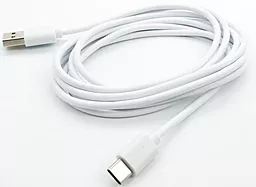 Кабель USB Dengos USB Type-C Cable 2м White