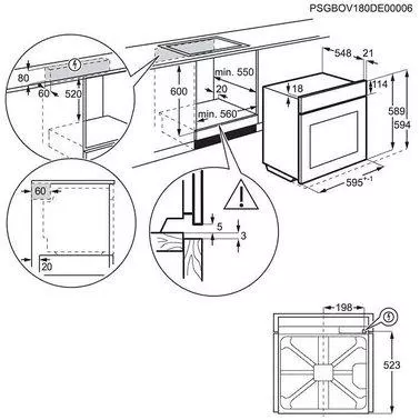 Духова шафа електрична Electrolux EOD6C77H - фото 6