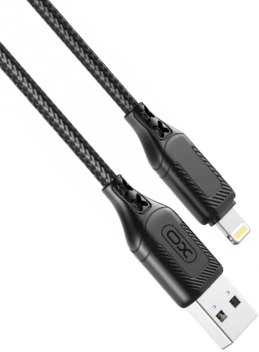 Кабель XO NB235 USB-A - Lightning 12w 2.4a 1м cable Black - фото 3