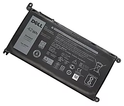 Акумулятор для ноутбука Dell WDX0R Inspiron 15 5568 / 11.4V 3500mAh / Original  Black - мініатюра 2