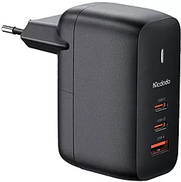 Мережевий зарядний пристрій McDodo 65W GaN USB-A-2x-C Black (CH-0291)