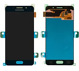 Дисплей Samsung Galaxy A3 A310 2016 з тачскріном, оригінал, Black