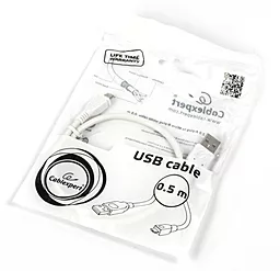 Кабель USB Cablexpert Premium Micro USB Cable 0.5m White (CCP-mUSB2-AMBM-W-0.5M) - миниатюра 4