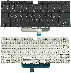 Клавиатура для ноутбука Huawei W29 series без рамки Black