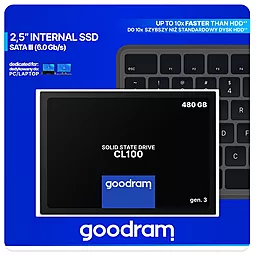 Накопичувач SSD GooDRam CL100 480GB (SSDPR-CL100-480-G3) - мініатюра 8
