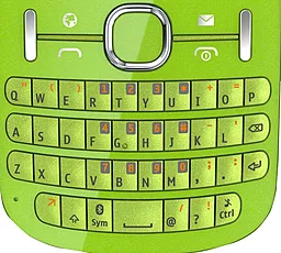 Клавиатура Nokia 200 Asha Green