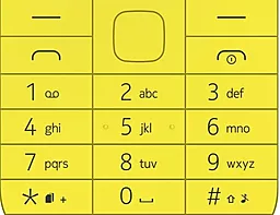Клавіатура Nokia 225 Dual Sim Original Yellow