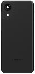 Задняя крышка корпуса Samsung Galaxy A03 Core A032 со стеклом камеры Original Black